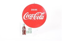 Coca-Cola Drink Ice Cold Flange Sign