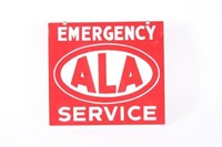 ALA Emergency Service Porcelain Sign