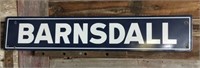 Barnsdall Porcelain Dealer Station Sign