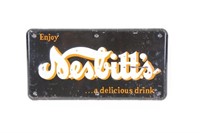 Enjoy Nesbitt's Drink Embossed Tin Sign