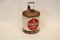 Kendall Motor Oil 5 Gallon Bulk Oil Can