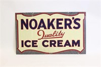 Noakers Quality Ice Cream Porcelain Sign