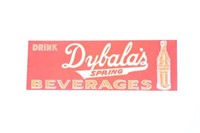 Dybala's Drink Spring Beverages Embossed Tin Sign
