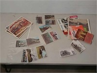 Train memorabilia, postcards, and others