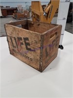 Life Beverages wood box