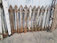 Picket fence sections