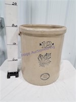 12 gallon western stoneware crock