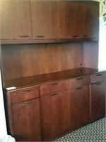 Office Cabinet and Hutch