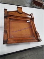 Wood framed hanging showcase
