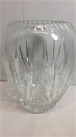 9" x 5" Heavy Crystal Vase