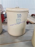 10 gallon Corn wares UHL pottery co. crock