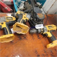 18V Dewalt impact driver, 2 drills