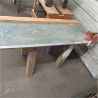 Bench w/vise 45" wide 25" tall