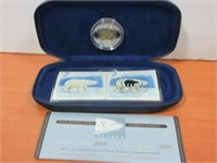2000 Polar Bear Stamp & Coin Set