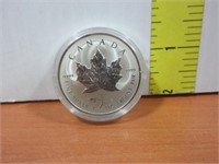 2014 $5 1 Oz .999 Silver Maple Leaf- World Money