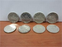 Group Lot Of Canada 1961-1966 Canada Dollars. 8