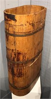 Wooden Banded Tall Bucket