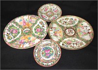 Group Of Chinese Rosemedallion Plates