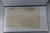 Abraham Lincoln signed land grant