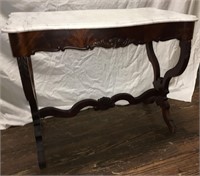 Victorian Marble Turtle Top Table