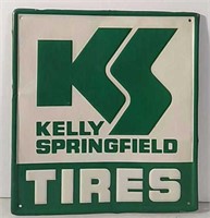 SST Embossed Kelly Springfield Tires sign