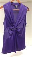 Argee XL 18/20 women's purple sleeveless top