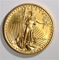 1990 $10 AMERICAN GOLD EAGLE GEM BU PERFECT