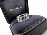 Platinum and Diamond Tiffany & Co. Band Ring