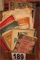 ASSORTED SONG BOOKS & MUSIC MANUALS