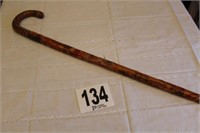 HAND CARVED CANE FROM MEXICO