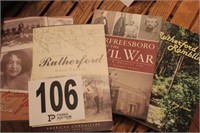 HISTORICAL RUTHERFORD COUNTY BOOKS