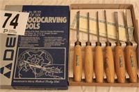 SET OF 6 WOODCARVING TOOLS DELTA 06-101