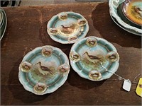 (6) Bavaria Game Bird Decorative Plates