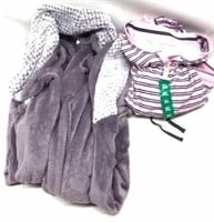 XL Women’s Pajama Set & Plush Robe