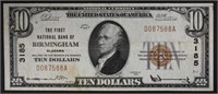 1929 $10 TY 1 NATIONAL CURRENCY CH.XF