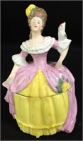 Porcelain Figural Trinket Box