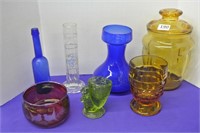 Coloured Glass Lot