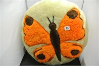Retro Butterfly Decor Pillow