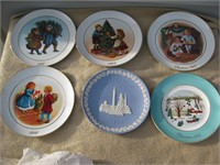 VINTAGE CHRISTMAS PLATE COLLECTION w/ WEDGWOOD