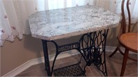 Granite Topped Singer Sewing Machine Base