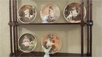 Five Piece Decorative Collector Plates