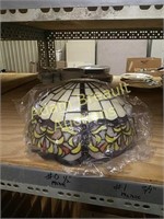 Stained glass lamp shade, #2