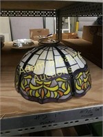 Stained glass lamp shade, #1
