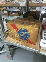 Vintage Pabst Blue Ribbon cardboard box