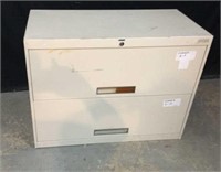 2 Drawer Lateral Metal Filing Cabinet V1C