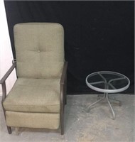 Patio Recliner & Side Table T8C