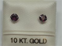 10 KT Ruby Stud Earrings YJC