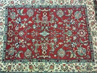 Wool Area Rug - 6' x 5'