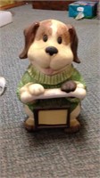Dog Cookie Jar,about 12" tall