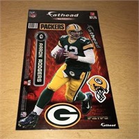 Aaron Rodgers Fathead Wall Decals New